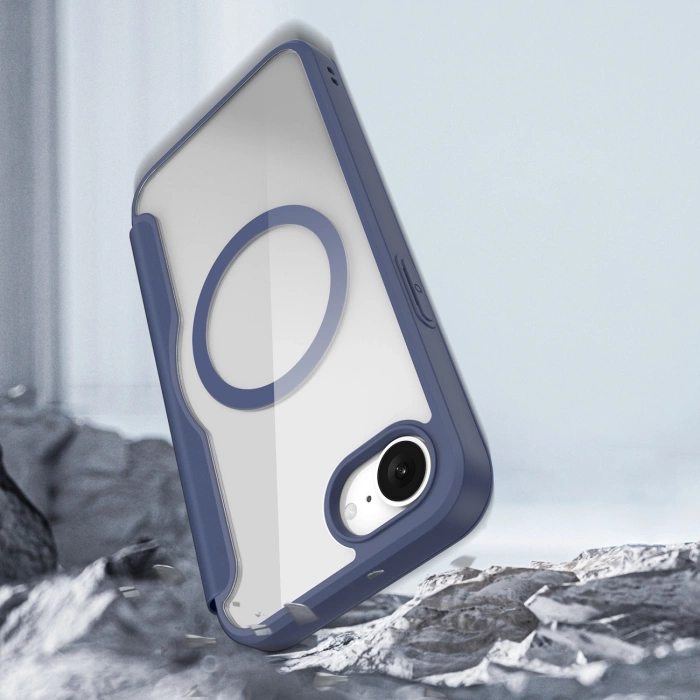 Dux Ducis Skin X Pro Case mit MagSafe für iPhone 16e - Blau