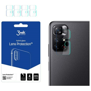 3mk Lens Protect Xiaomi Redmi Note 11S 5 G/11T 5G Protection for camera lens 4pcs