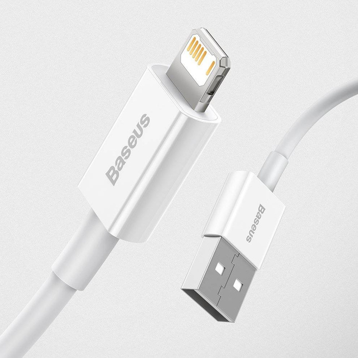 Baseus Superior USB-Kabel - Lightning 2,4 A 0,25 m Weiß (CALYS-02)