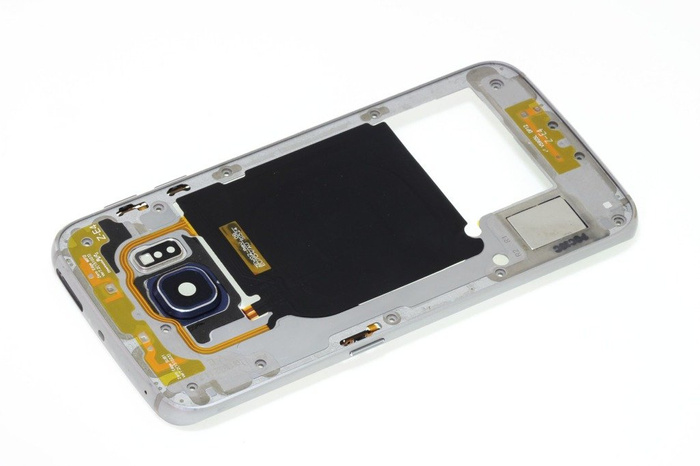 Caso telaio corpo SAMSUNG Galaxy S6 Edge nero zaffiro grado B