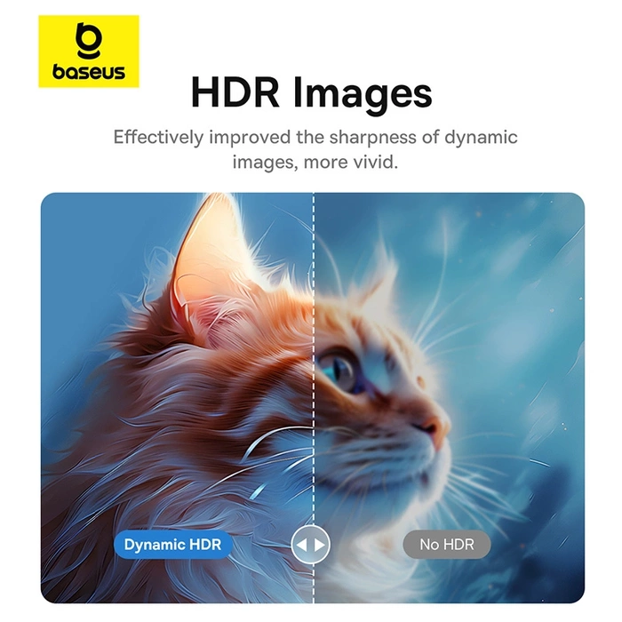 Baseus BS-OH064 8K 60Hz USB-C – HDMI-Kabel 1,5 m – Schwarz