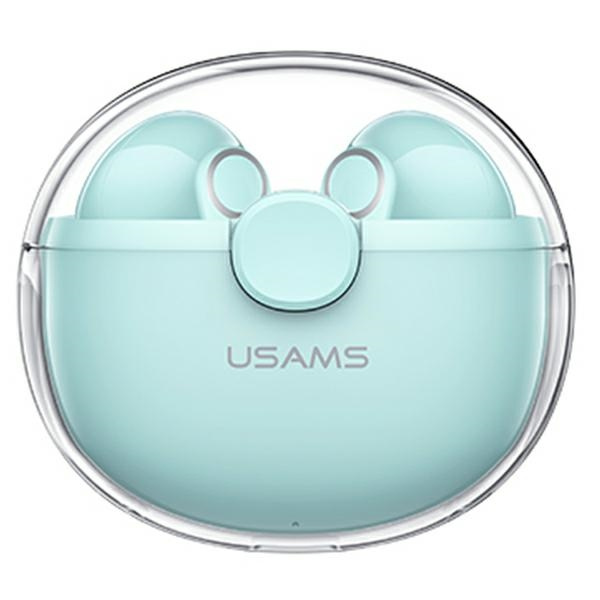 USAMS Kopfhörer Bluetooth 5.1 TWS BU Serie kabellos grün/grün BHUBU03