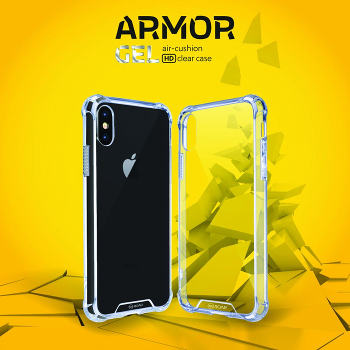 ROAR futerał ARMOR do IPHONE 15 Pro transparentny