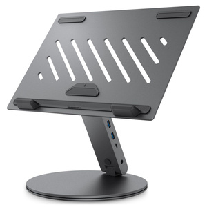 Spigen LD204H LAPTOP STAND HUB SPACE GREY