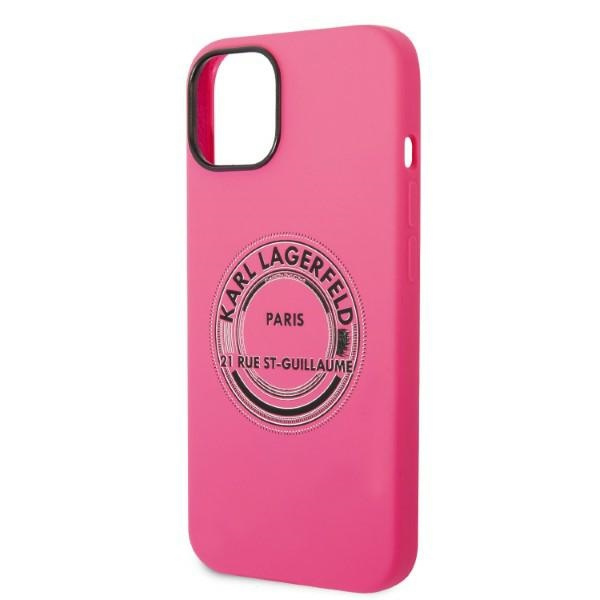 Case KARL LAGERFELD Apple iPhone 14 Plus Silicone RSG Pink Hardcase