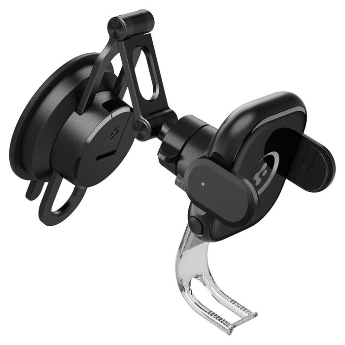 Mount Spigen Uts35w Onetap Universal Windshield &amp; Dashboard Car Mount Wireless Charger Black