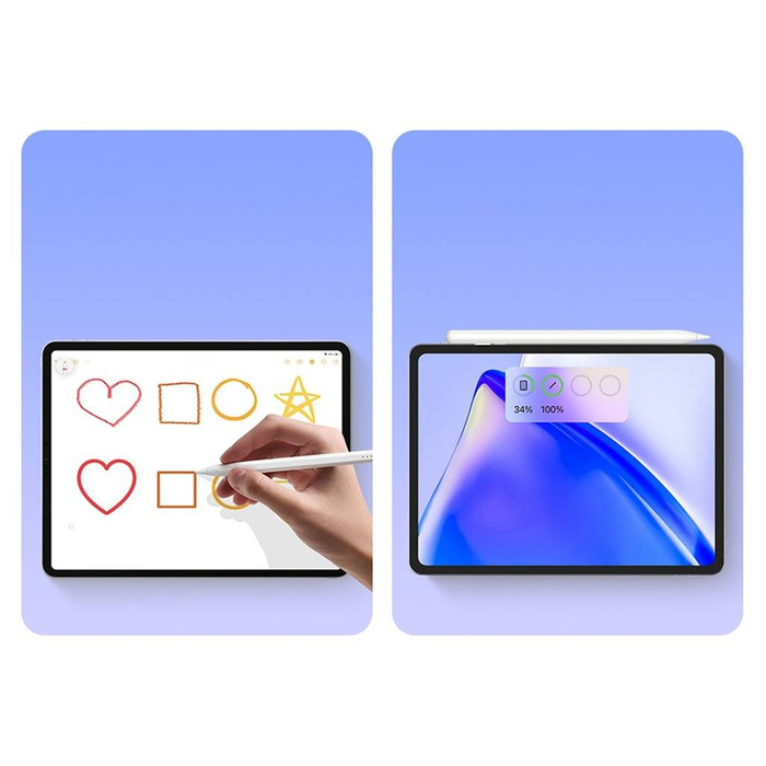Active / passive stylus for iPad Baseus Smooth Writing 2 SXBC060302 - white