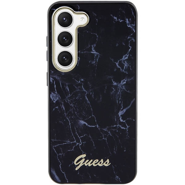 Funda GUESS Samsung Galaxy S23 Mármol Case Negro Durocase