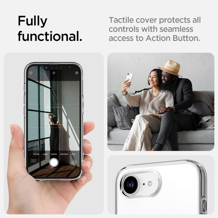 SPIGEN LIQUID CRYSTAL MAG MAGSAFE IPHONE 16E TRANSPARENTE