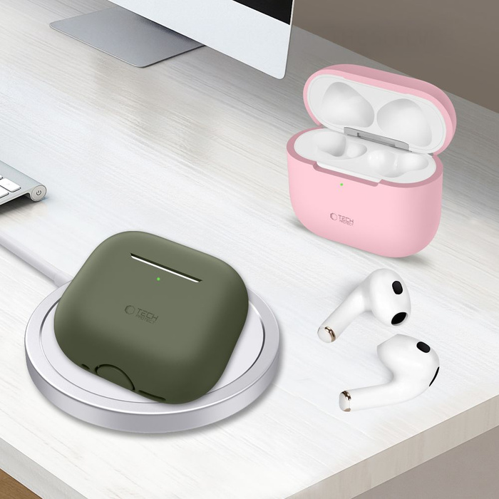 TECH-PROTECT SILICONE APPLE AIRPODS 4 CAFE LATTE