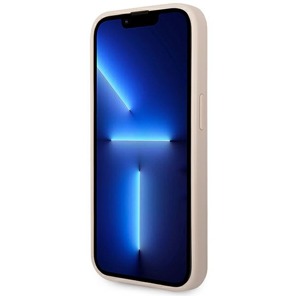 Hülle Guess iPhone 14 Pro Max 6,7" rosa/rosa hartcase 4G Big Metal Logo