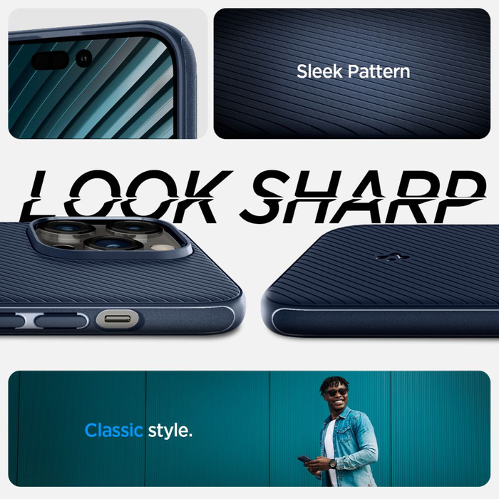 Case Spigen Mag Armor IPhone 14 PRO MAX NAVY BLUE