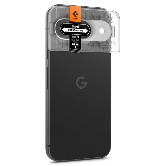 Spigen PROTEZIONE FOTOCAMERA OPTIK.TR "EZ FIT" PROTEZIONE FOTOCAMERA 2-PACK GOOGLE PIXEL 9 CRYSTAL CLEAR