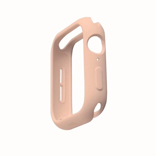 UNIQ coque Lino Apple Watch Série 4/5/6/SE 44mm. pink/blush pink