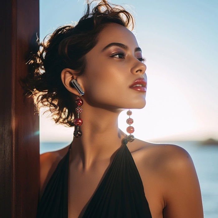 Dudao U21 TWS ANC ENC Bluetooth Wireless Headphones - Black