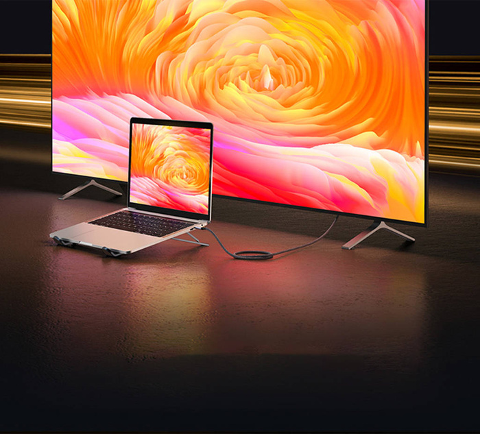 Câble USB C - HDMI 2.1 8K 60Hz 1,5m Ugreen CM565 - gris