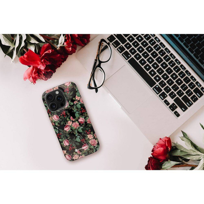 Etui na iPhone 16 PRO MAX Forcell F-Protect Mirage zgodny z MagSafe Military Drop-Test rose drama
