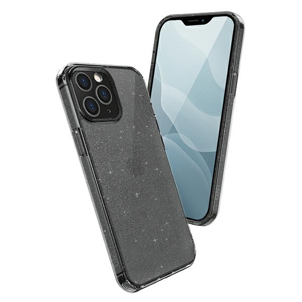 Uniq pouzdro LifePro Tinsel iPhone 12 Pro Max 6,7&quot; černé / pára kouřová