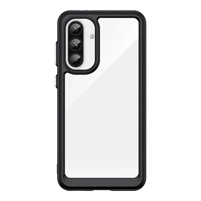 Outer Space Hülle für Samsung Galaxy A36 Cover mit Flexiblem Rahmen - Schwarz