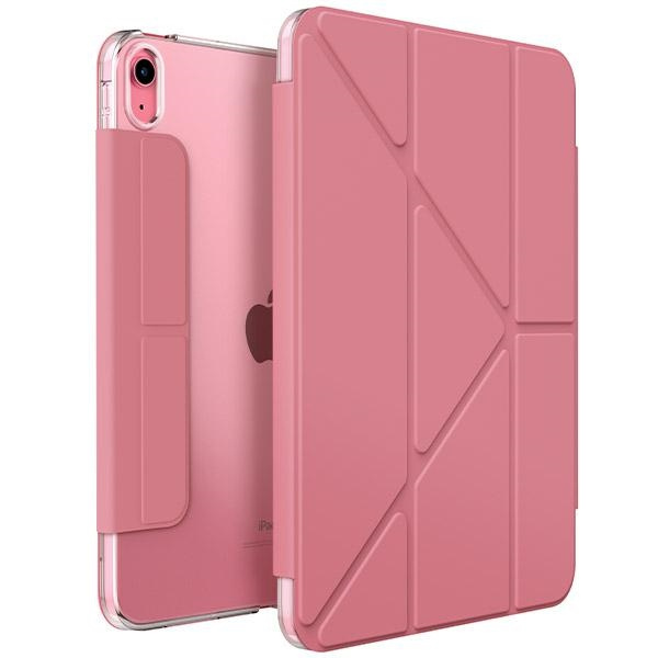 UNIQ case Camden iPad 10th gen (2022) pink/rouge pink Antimicrobial