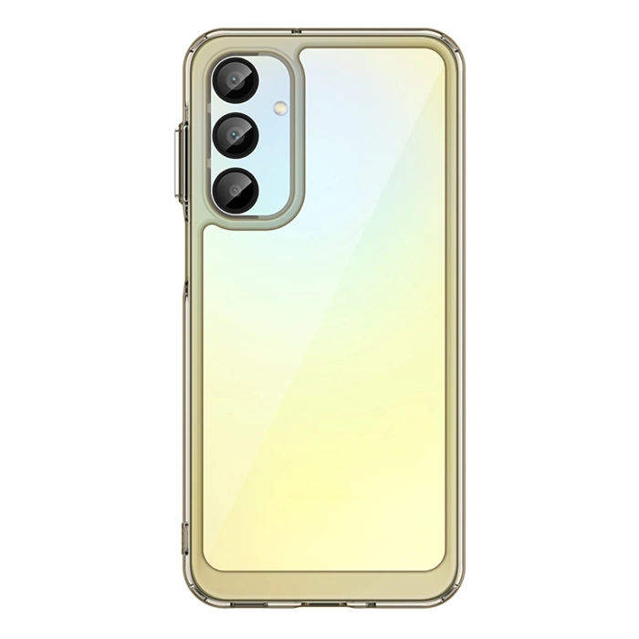 Outer Space Silikonhülle mit Gelrahmen für Samsung Galaxy A16 / A16 5G – Transparent und Schwarz