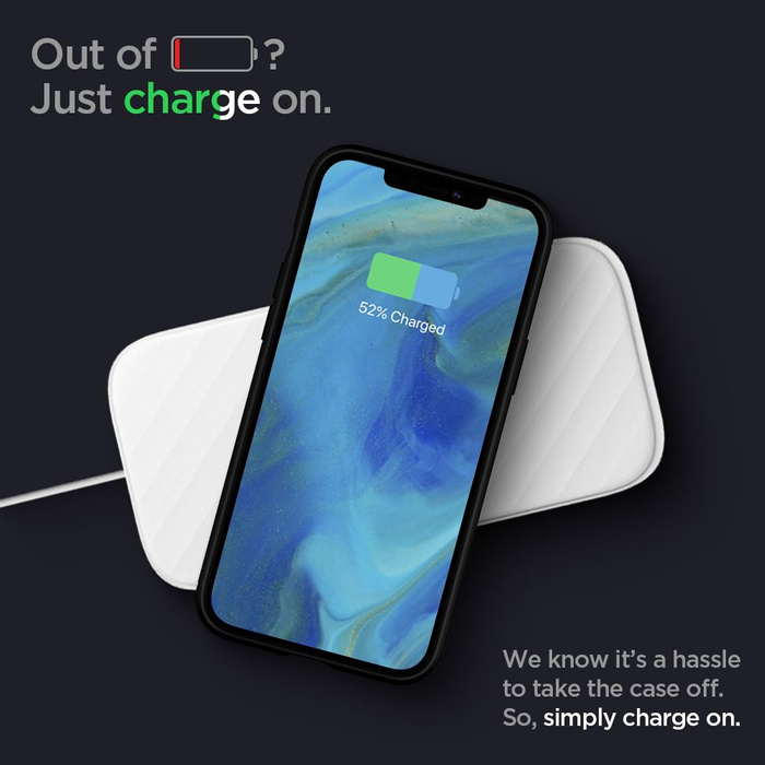 Pouzdro SPIGEN Rugged Armor iPhone 12 12 Pro matně černé černé pouzdro