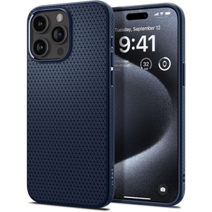 Obal Spigen Liquid Air iPhone 15 Pro Navy Blue Case