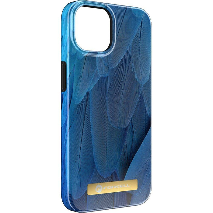 FORCELL F-PROTECT Mirage futerał kompatybilny z MagSafe do IPHONE 15 Plus blue bird