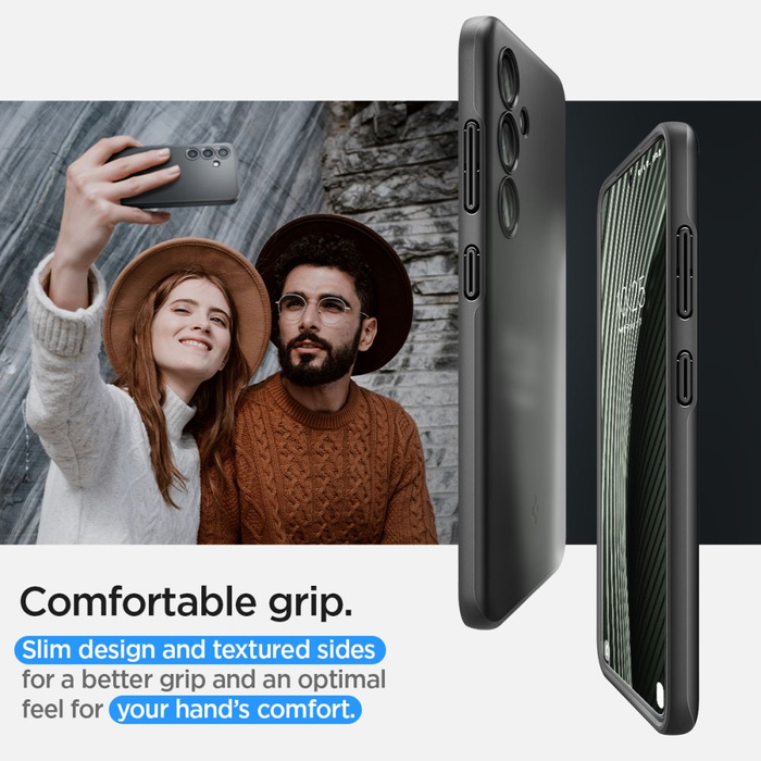 Coque Spigen Thin Fit Samsung Galaxy S24 Noir Case