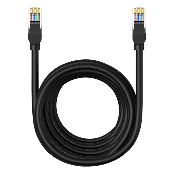 Baseus Ethernet CAT5, 8m network cable (black)