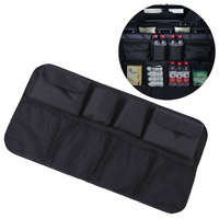 Car organizer on the back of the rear seat for the trunk black