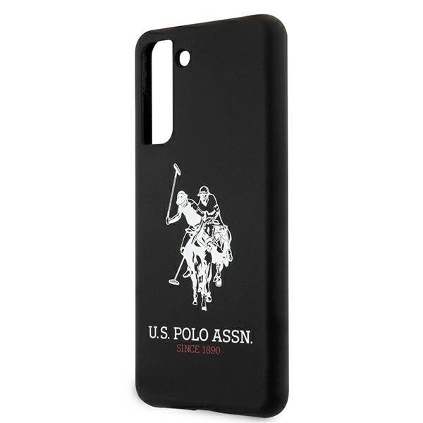Cover US POLO Samsung Galaxy S21 Silicone Logo USHCS21SSLHRBK Custodia nera