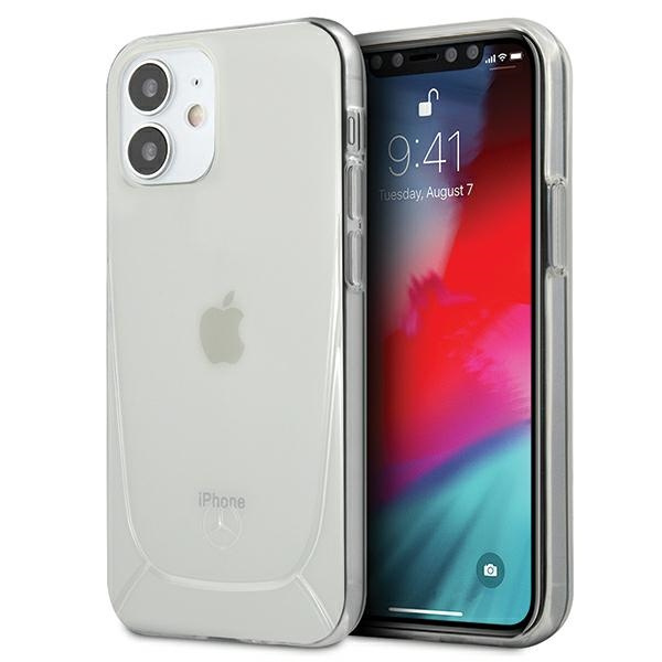 Case Mercedes Apple iPhone 12 Mini Transparent Line Clear Case