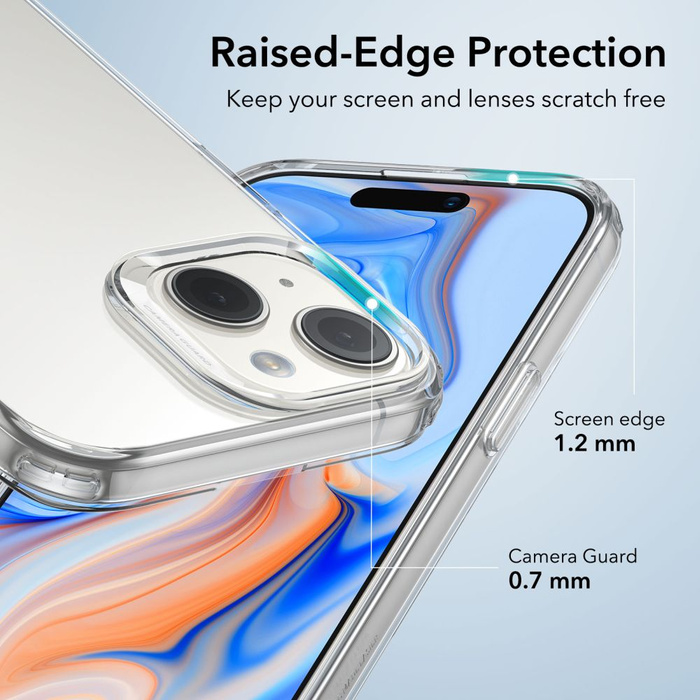 Puzdro Esr Projekt Zero iPhone 15 Clear Case