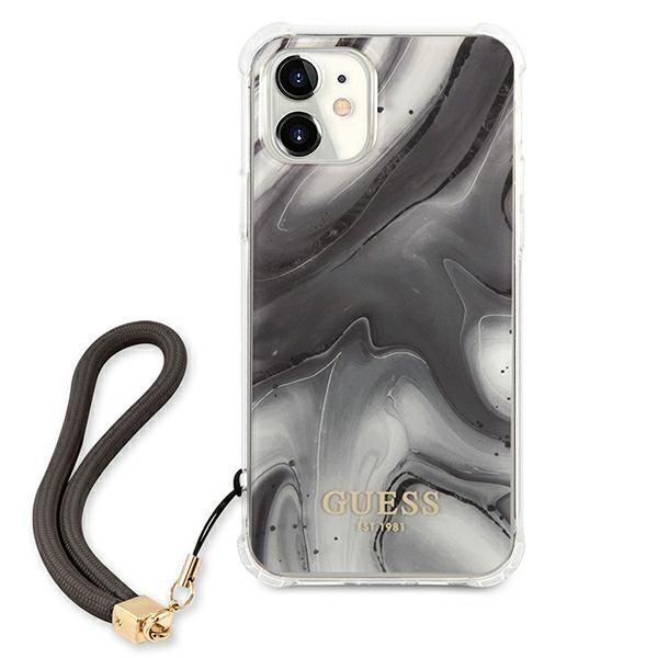 Cover GUESS Apple iPhone 12 Mini Marble Collection Grey Hardcase