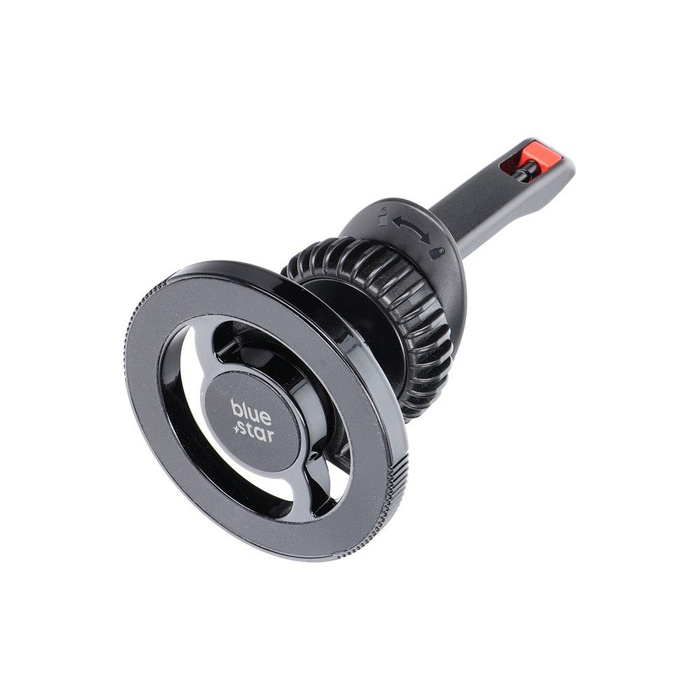 BLUE STAR magnetyczny uchwyt samochodowy SMART LOCK X1 do kratki kompatybilny z MagSafe czarny