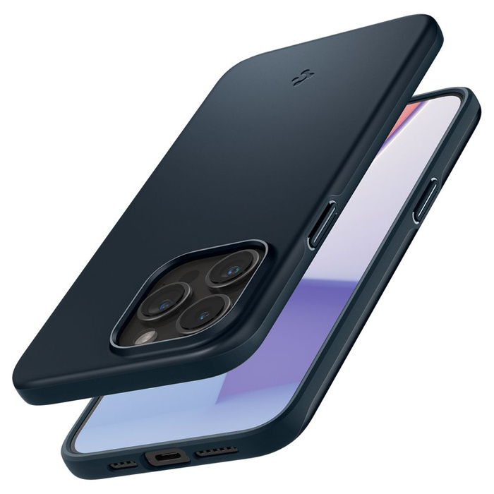Telefontok Spigen Thin Fit iPhone 15 Pro Max fém pala Case