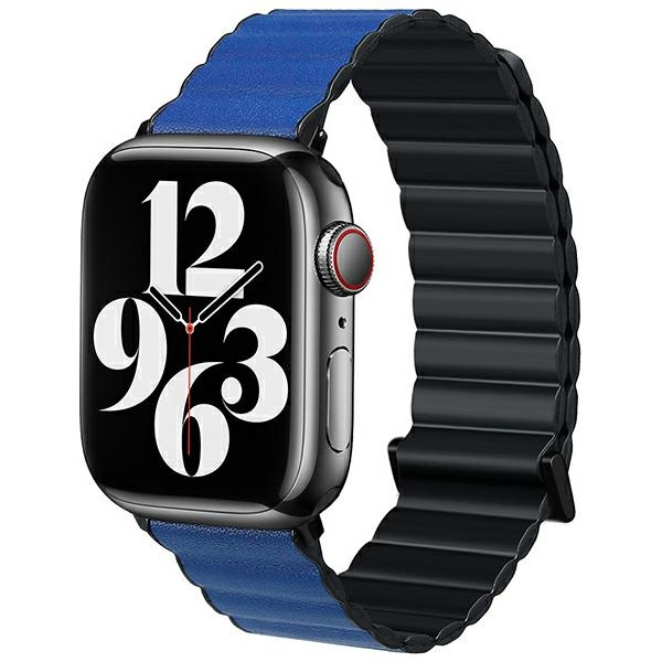 Beline pasek Apple Watch Magnetic Pro38/40/41mm czarno/niebieski  black/blue box