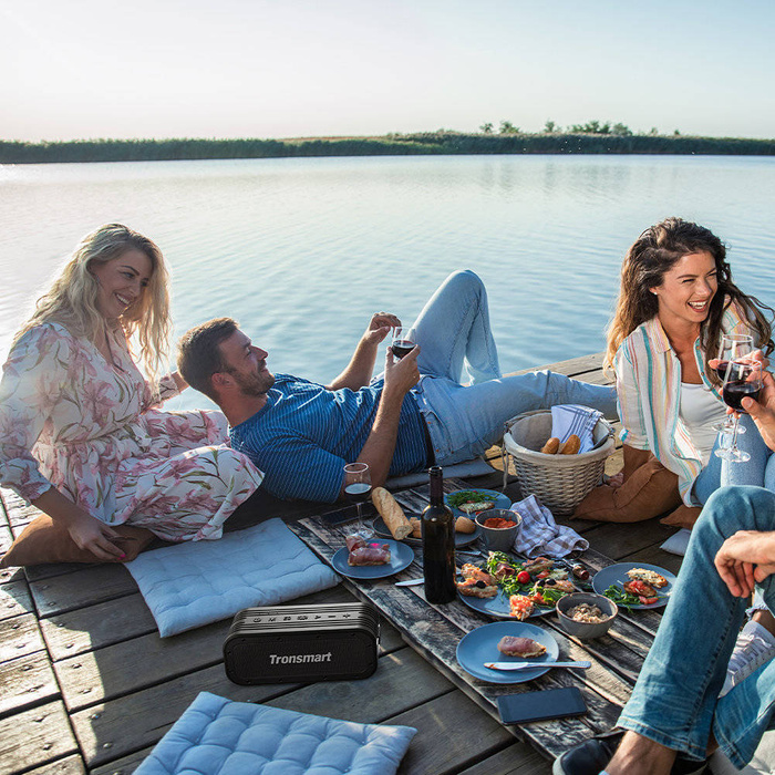 Haut-parleur Bluetooth sans fil étanche Tronsmart Force X 60W noir