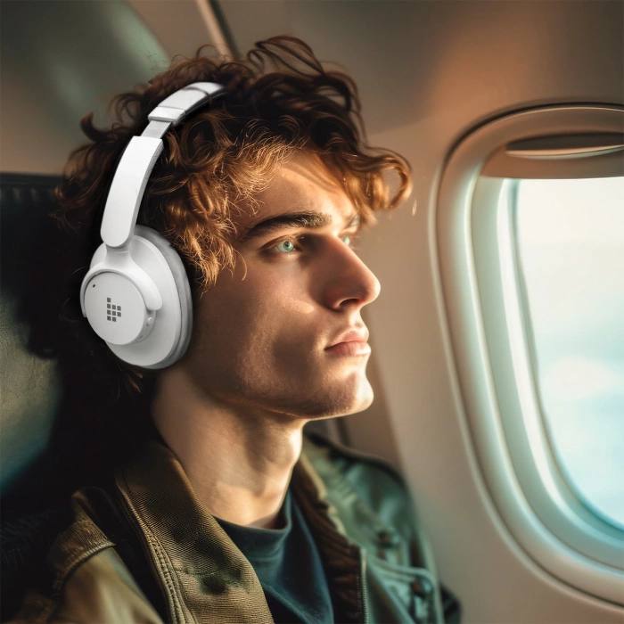 Tronsmart Sounfii Q20 ANC On-Ear Bluetooth 5.3 Kabellose Kopfhörer - Weiß