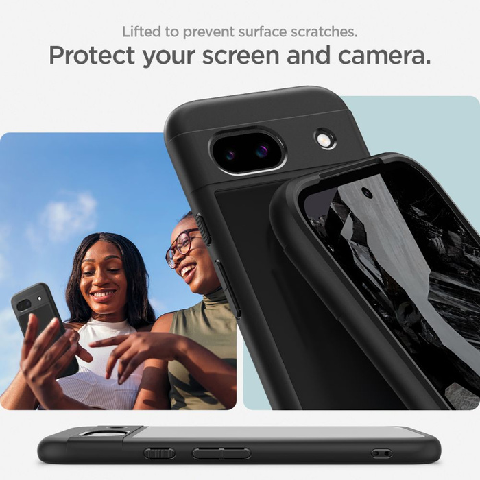 Funda Spigen Ultra Hybrid MATTE Google Pixel 8a Negro