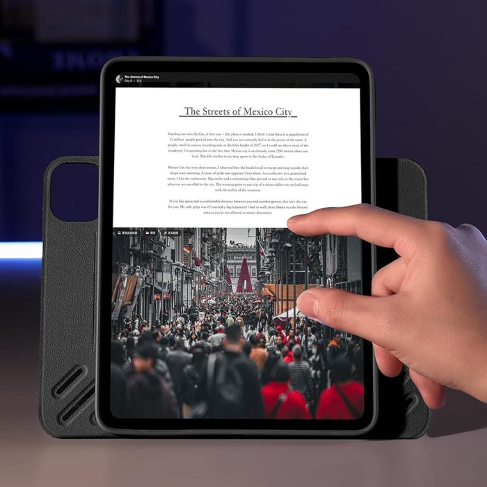 ESR FLIP HYBRID IPad PRO 11" 5 / 6 / 2024-2025 SCHWARZ