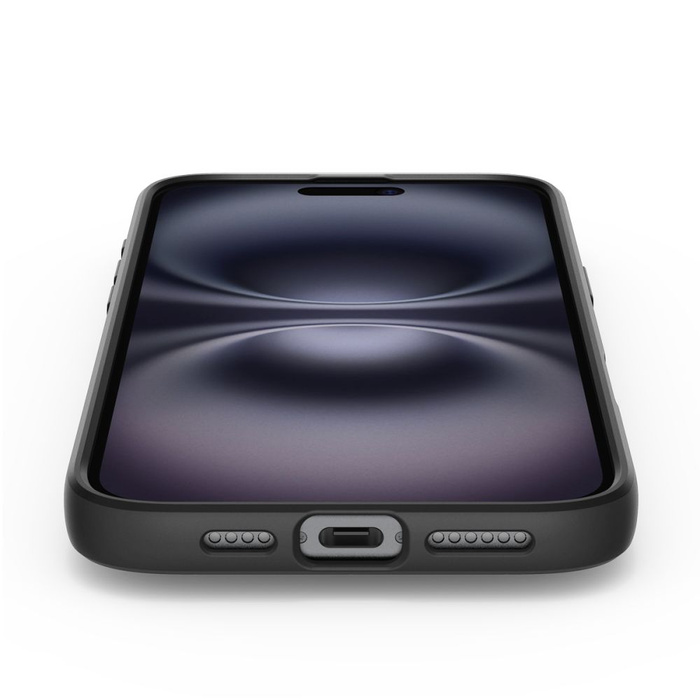 SPIGEN LIQUID AIR IPHONE 16 PLUS MATT SCHWARZ HÜLLE