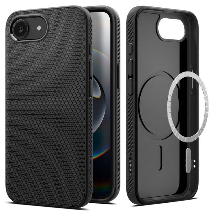 SPIGEN LIQUID AIR MAG MAGSAFE IPHONE 16E MAT NOIR