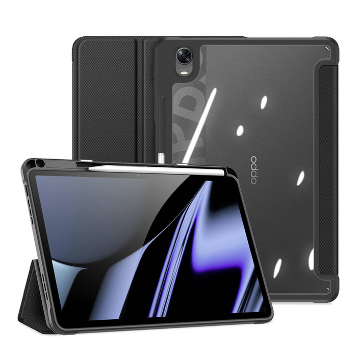 Dux Ducis Toby Armored Flip Smart Case pro Oppo Pad s držákem stylusu černé