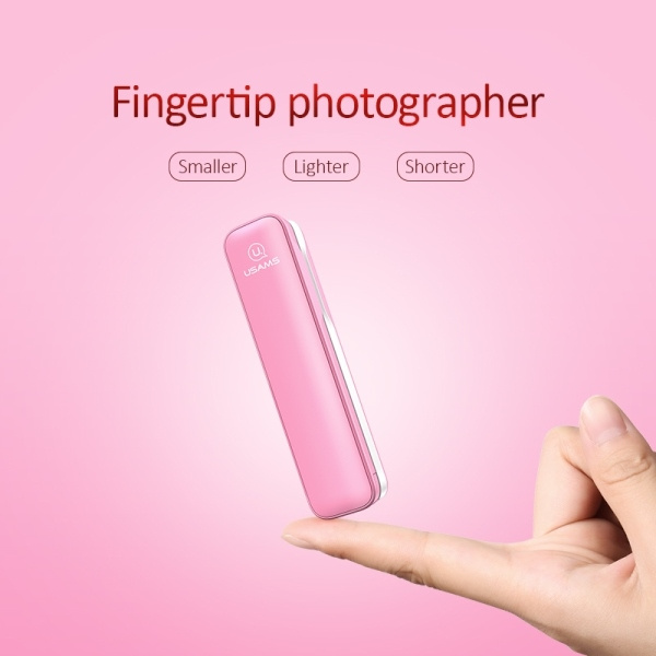 Selfie Stick USAMS Jack 3.5mm M1 Mini Rose
