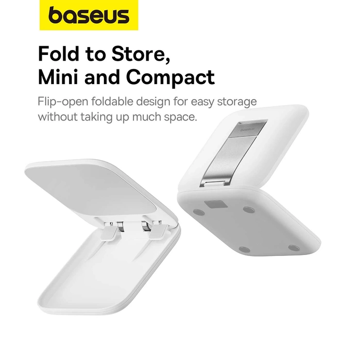 Folding Tablet Stand Baseus Seashell (white)