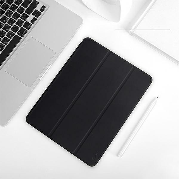 USAMS ETUI Cover Winto iPad Pro 12.9" 2021 nero/nero IPO12YT101 (US-BH750) Smart Cover CASE