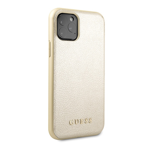 Pouzdro guess Apple iPhone 11 Pro zlaté/zlaté pevné pouzdro Iridescent Case