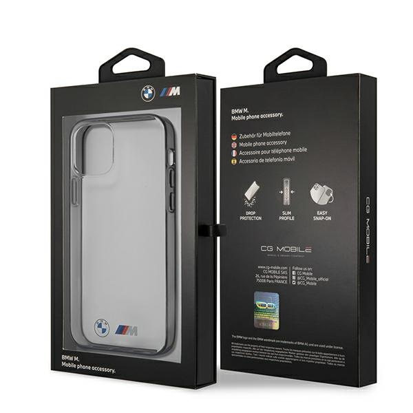 BMW Hülle Apple iPhone 12 Mini Sandstrahl Klar Hardcase